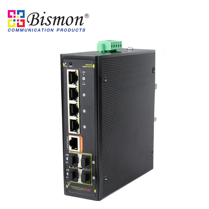 4-ports-RJ45-PoE-Gigabit-4SFP-Slot-Fiber-Industrial-Switch-Managed
